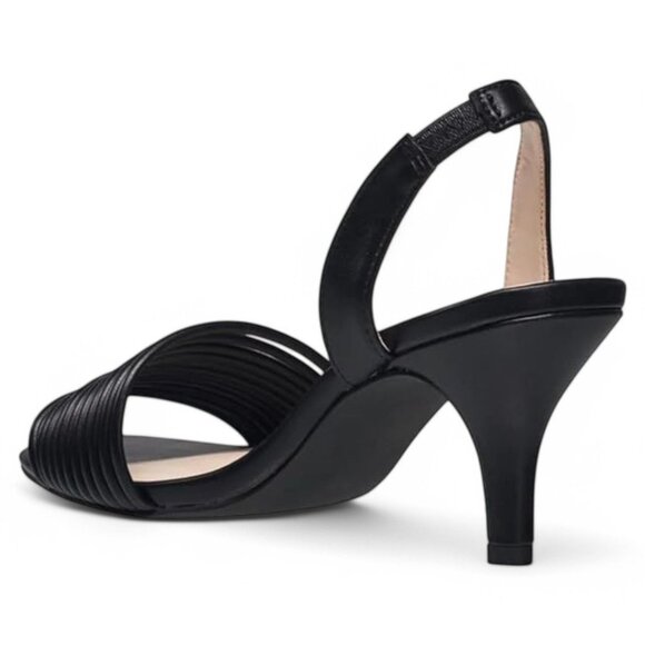 Women's Hong Kong Heel Slingback by Halston in Black - Picture 3 of 5